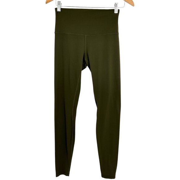 lululemon athletica Pants - Lululemon Align Pant *Full Length 28" Dark Olive Size 6 High Rise
